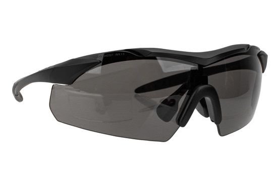 Wiley X Vapor Glasses with Grey/Clear/Rust 3 Lens Kit and Matte Black Frame